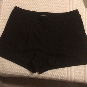 Express black tuxedo shorts